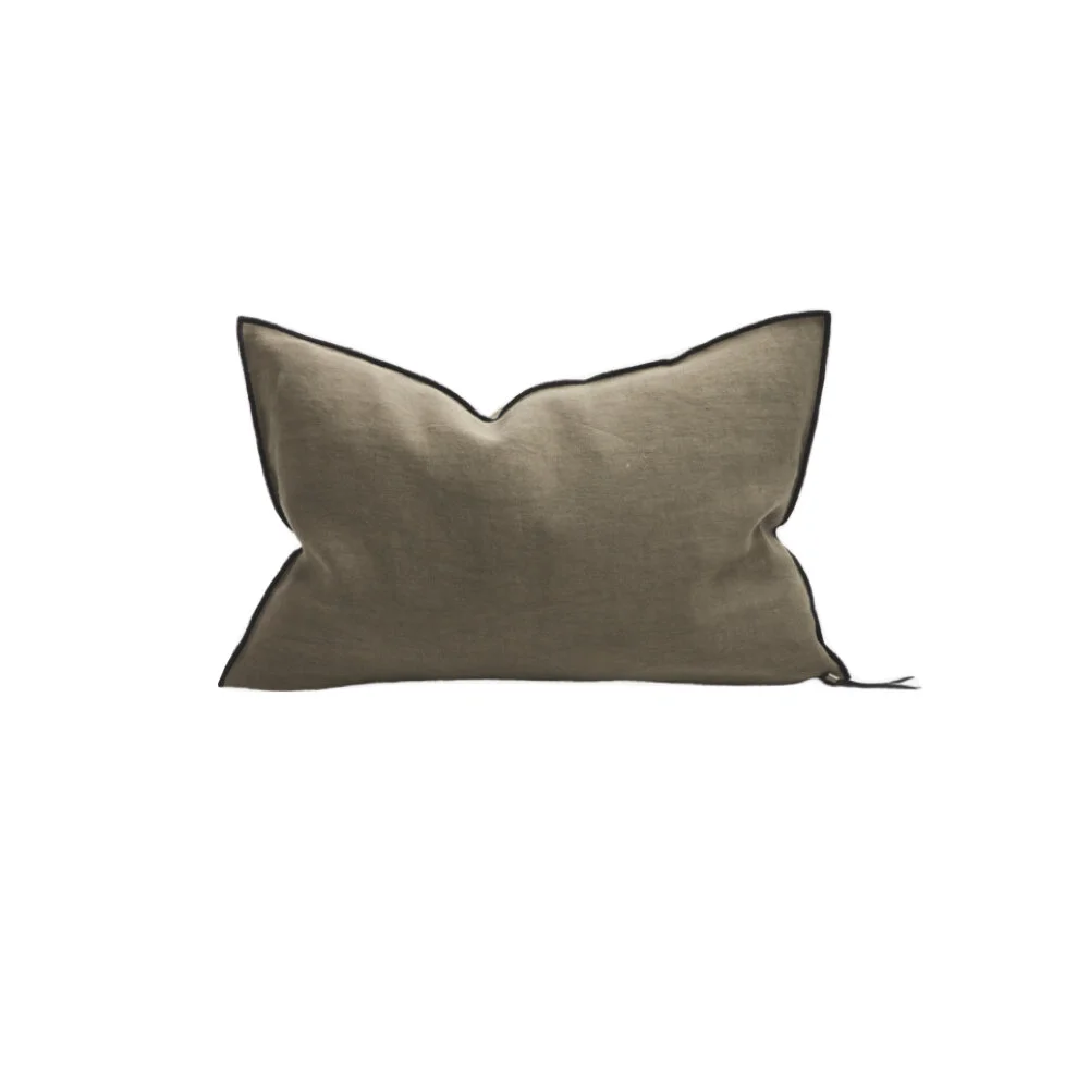 Stonewashed linen cushion kaki.jpeg