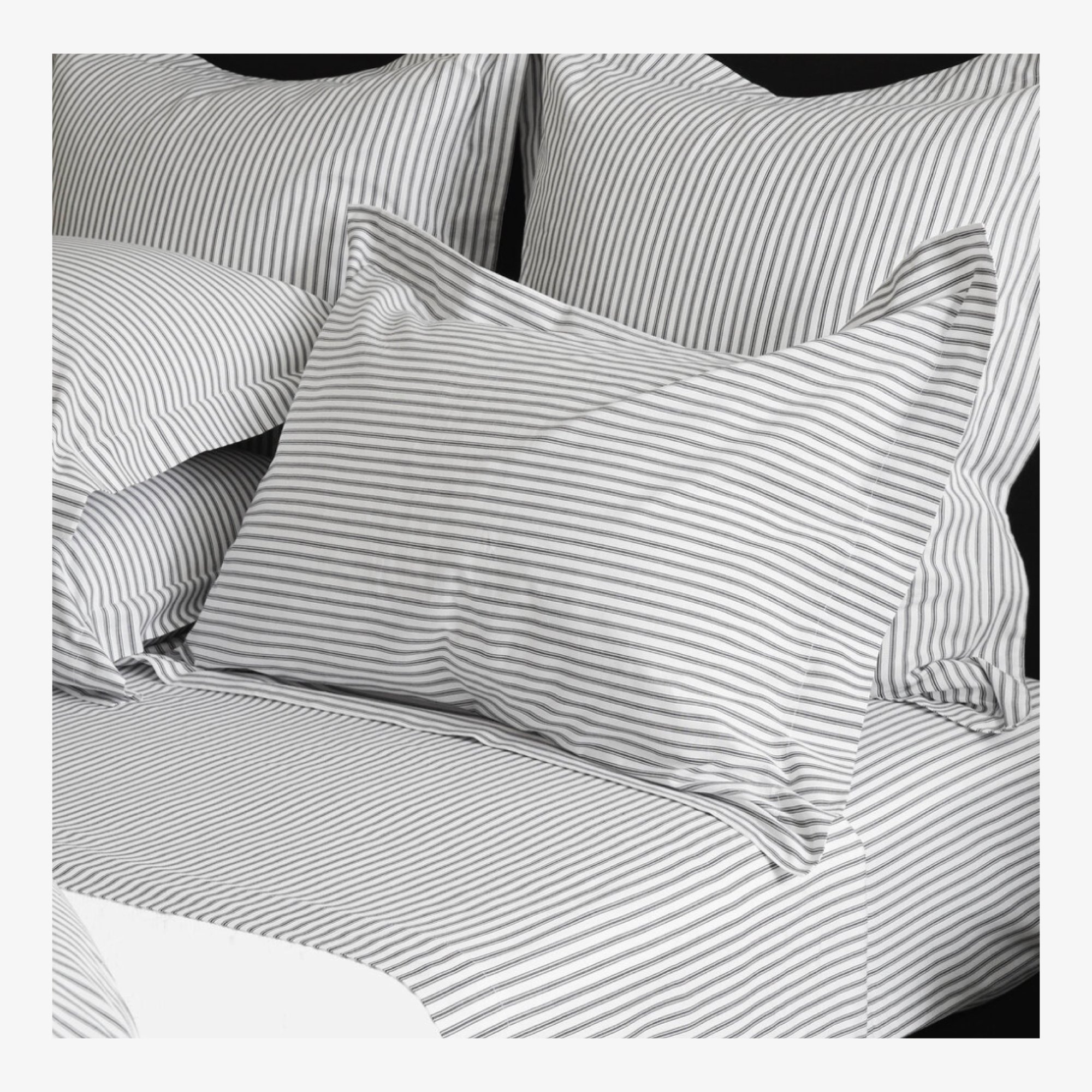BLANCHE ROSE Ticking Stripe Sheets