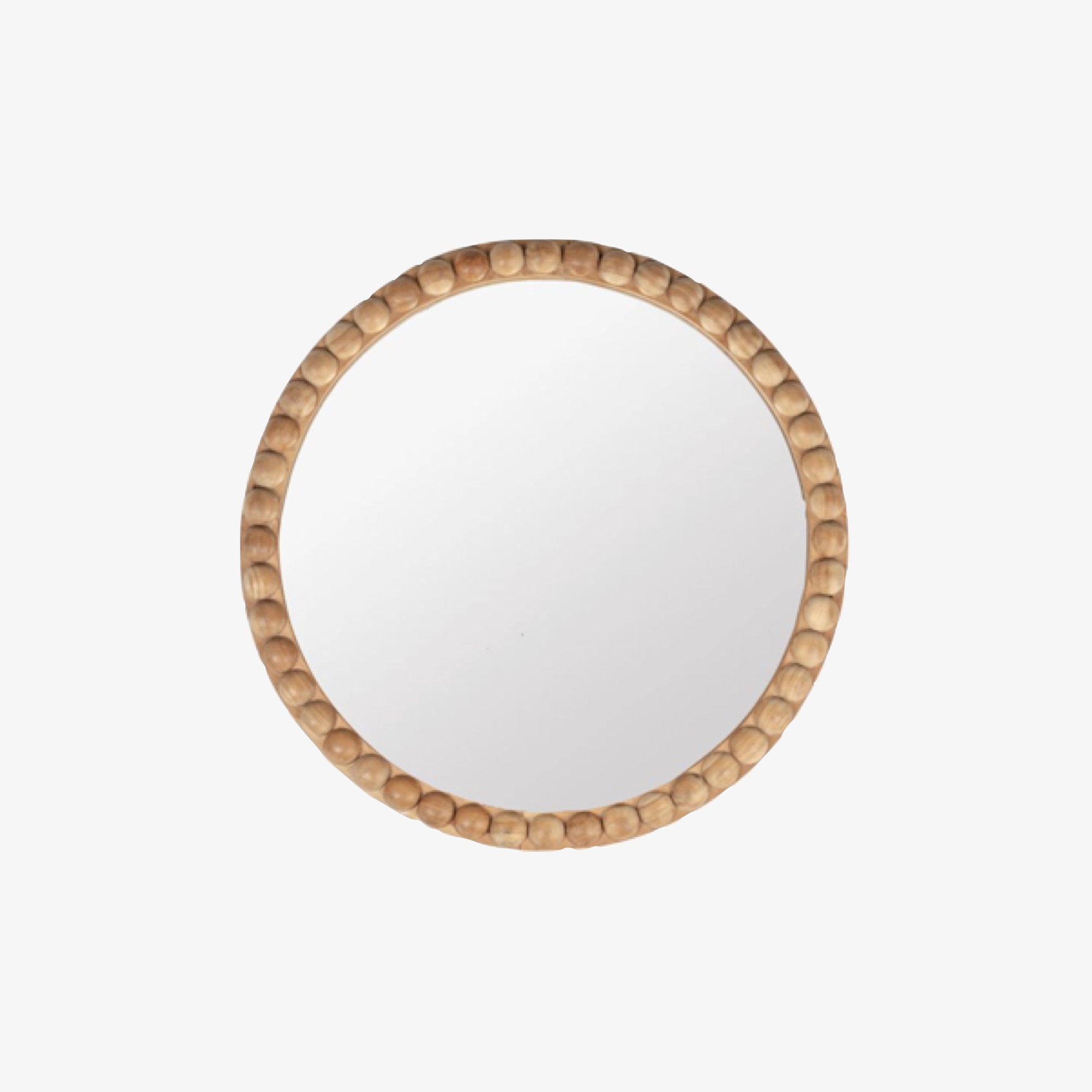 E&amp;A Interiors Round Bobbin Mirror