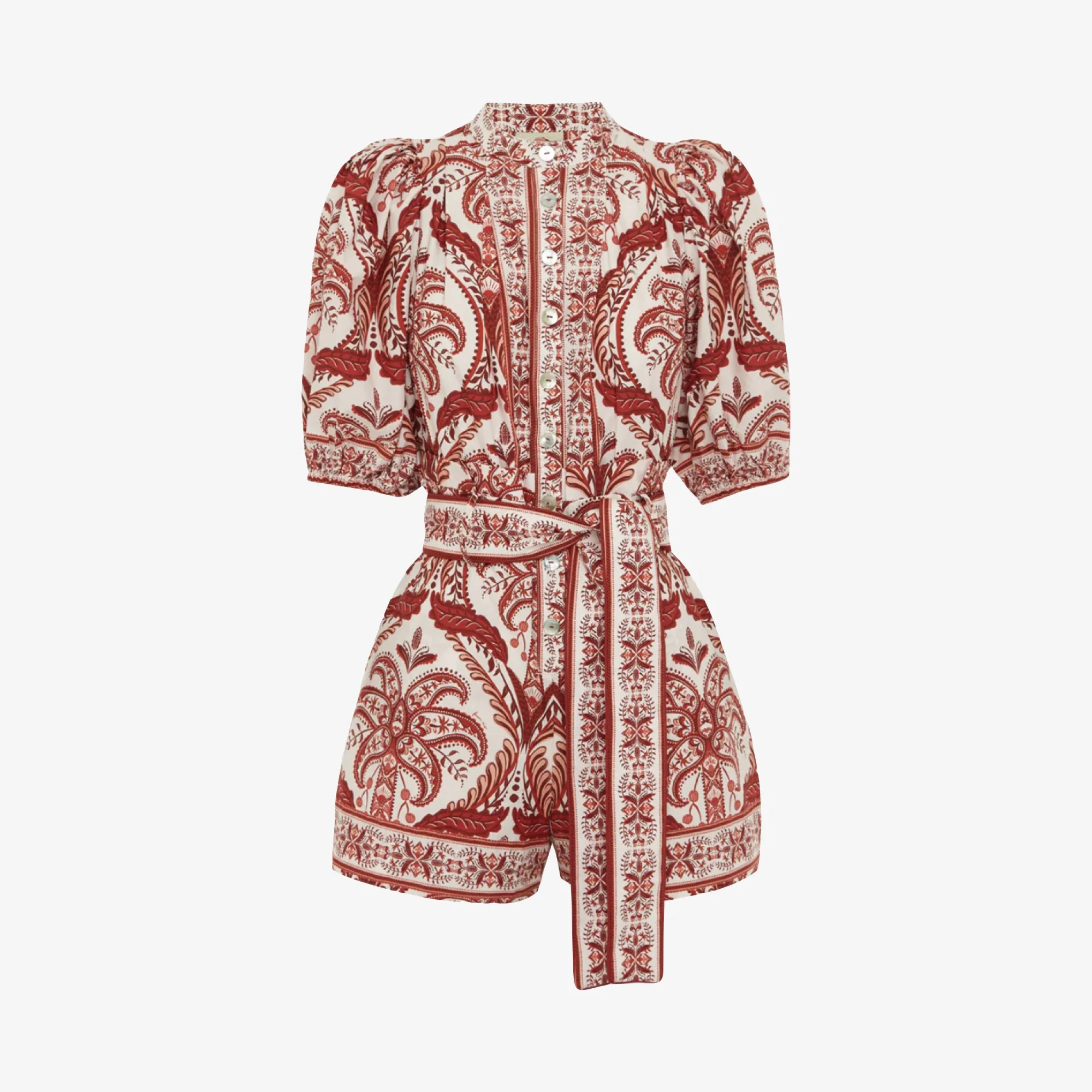 Farm Rio Tropical Cameo Romper