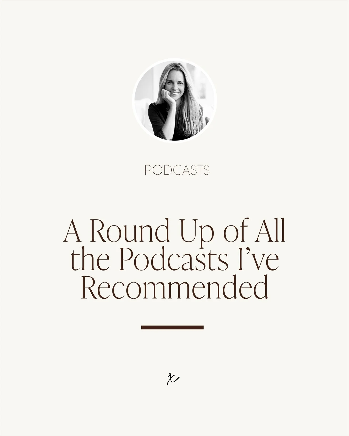 One carousel post with all of the podcasts I&rsquo;ve ever recommended - listed out for you so that you can save it and thank me later when you&rsquo;re trying to think of something to listen to. (If you&rsquo;re anything like me you see a recommenda