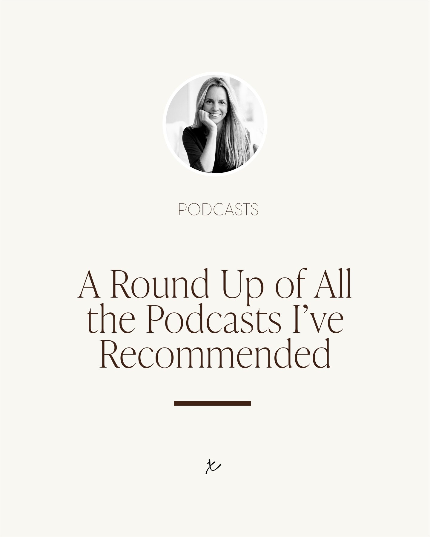 One carousel post with all of the podcasts I&rsquo;ve ever recommended - listed out for you so that you can save it and thank me later when you&rsquo;re trying to think of something to listen to. (If you&rsquo;re anything like me you see a recommenda