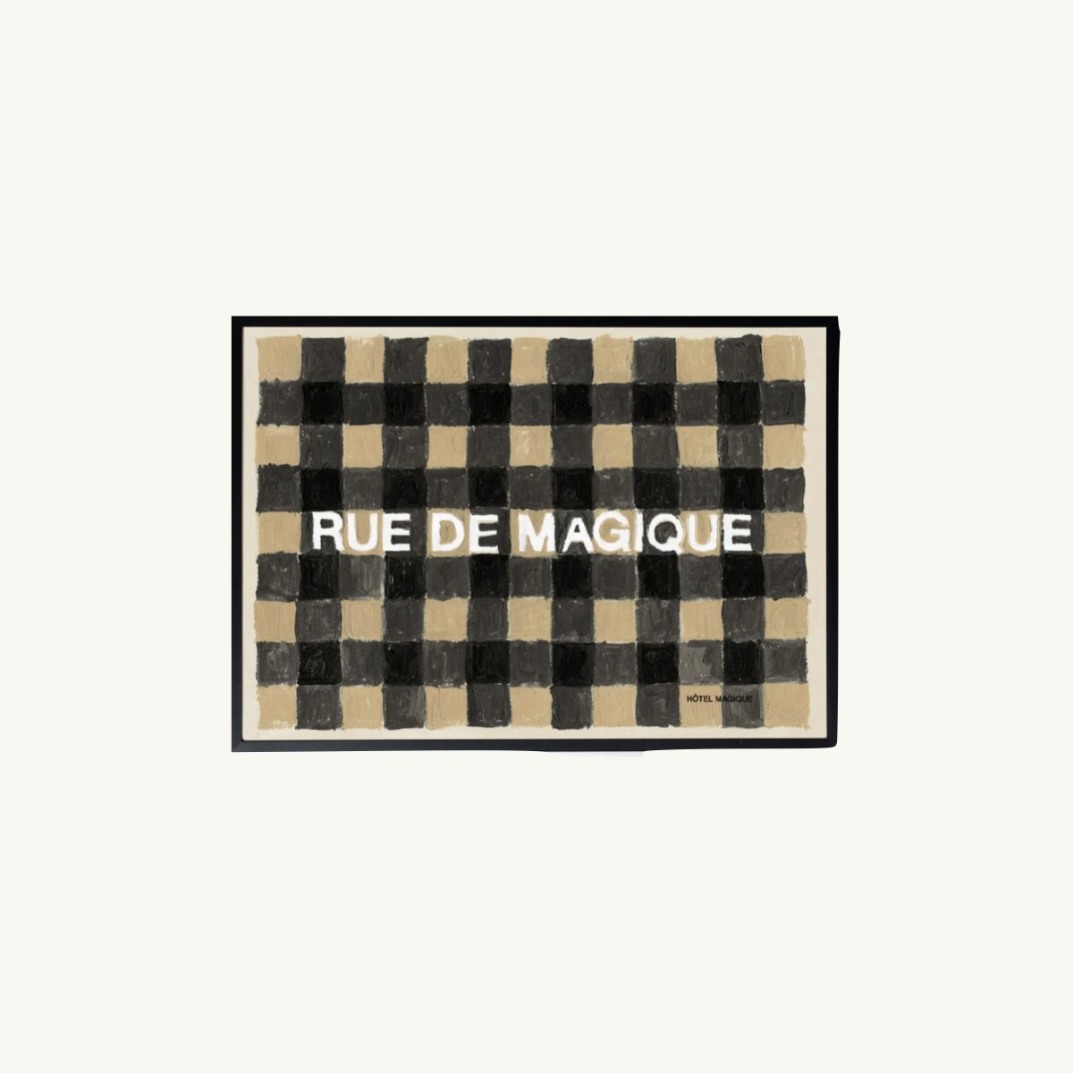 Hôtel Magique Rue de Magique Art Print