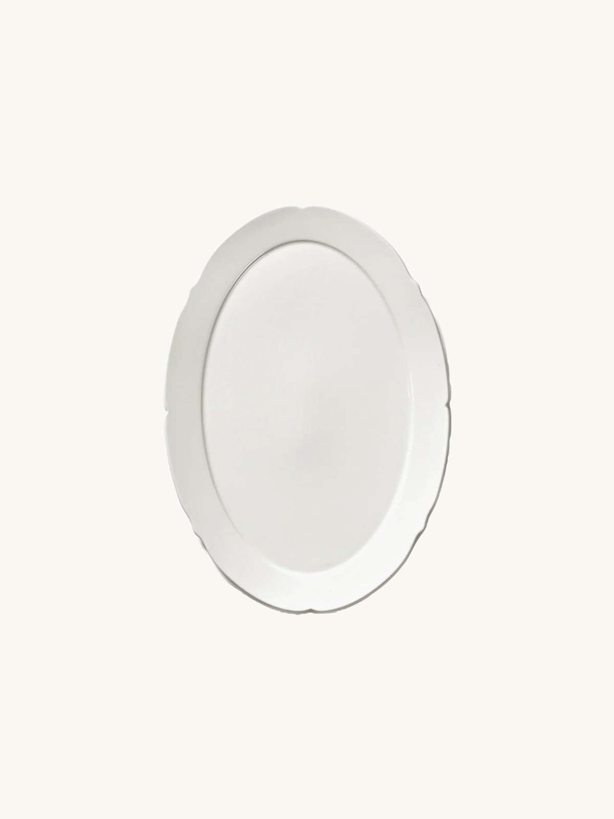 Oval Plate 'Silhouette'