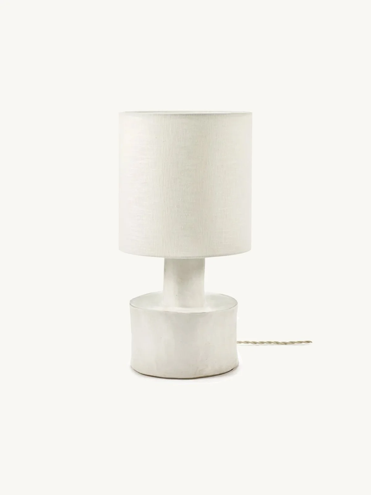 'Catherine' Table Lamp in Matt White