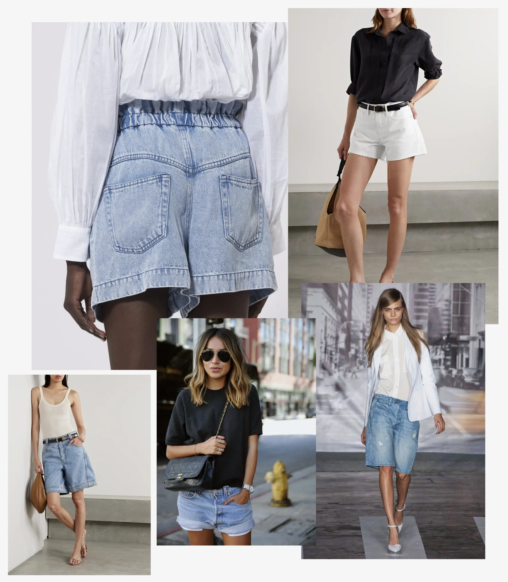 Denim Mix Shorts main image 1