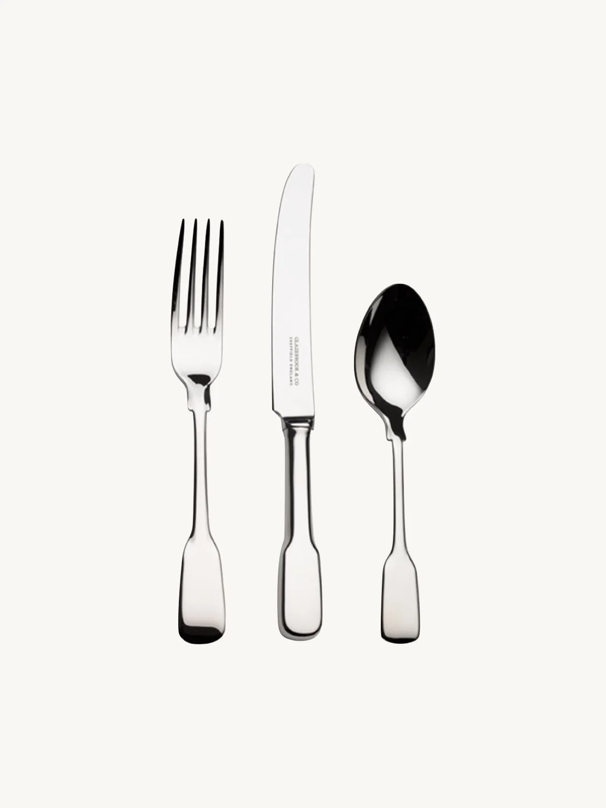 Old English Fiddle Cutlery Set