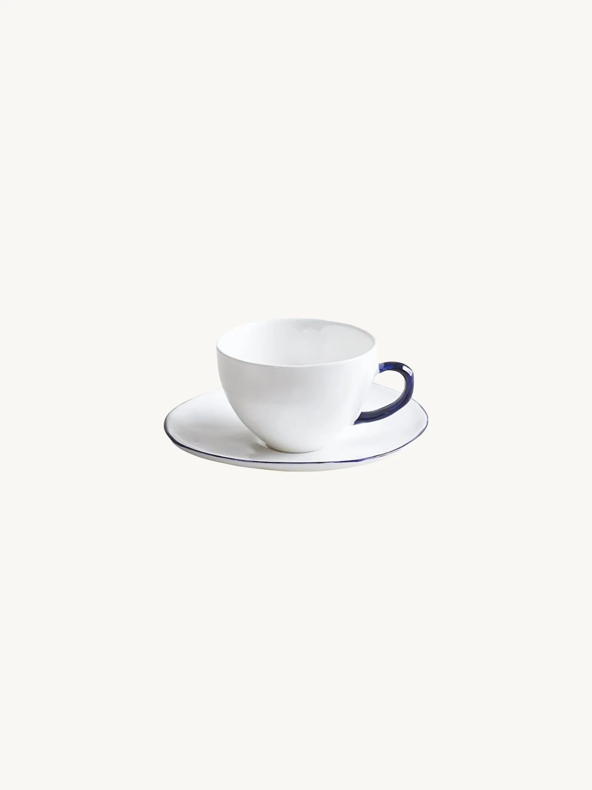 Fine Bone China Teacup and Saucer