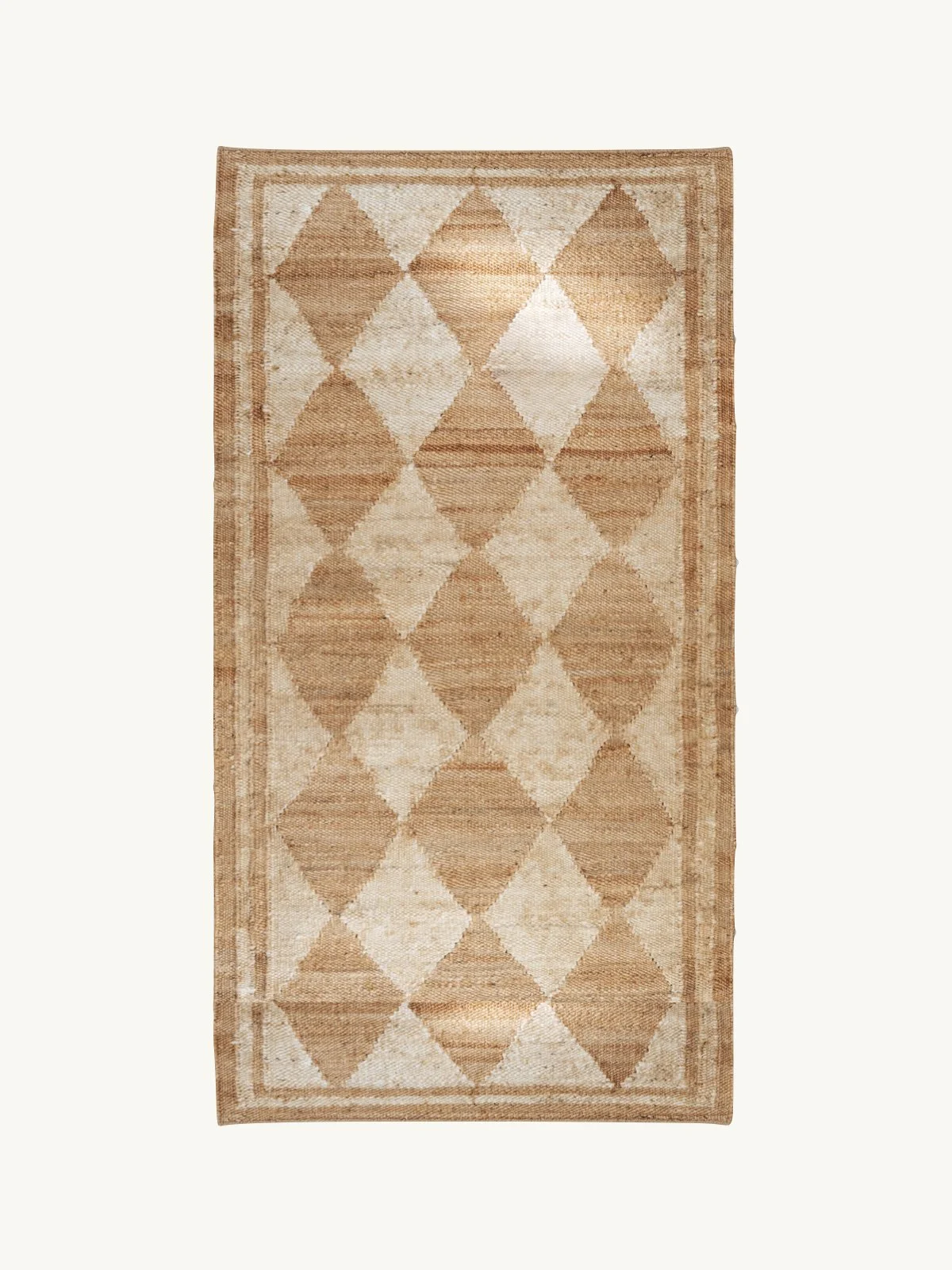 Jute Runner in 'Diamond'