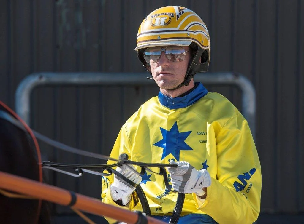Image Courtesy of National Trotguide - Cameron doing what he does best