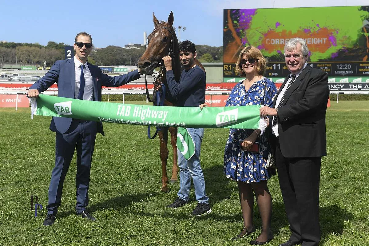 Image Courtesy of Bradley Photos - Matt Dale and John Lynch after Sei Stella’s win