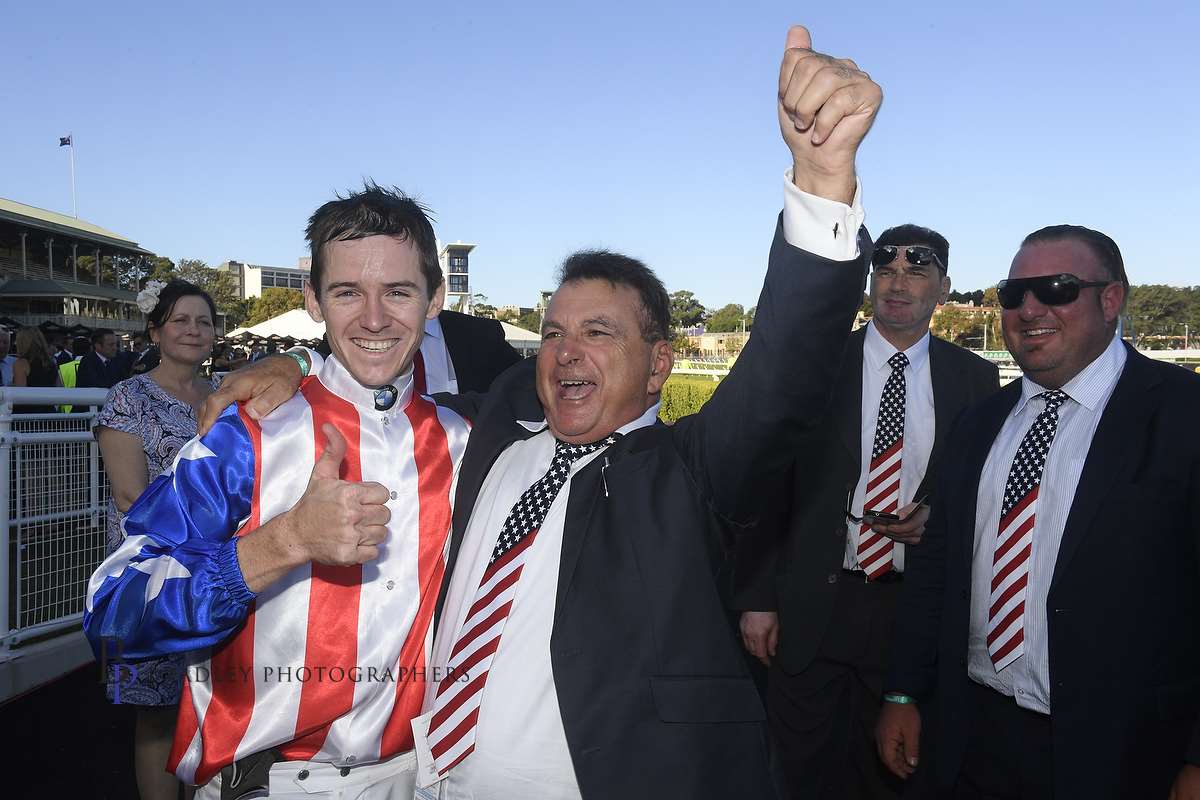 Image Courtesy of Bradley Photos - Winners are grinners! - Jason with happy owners