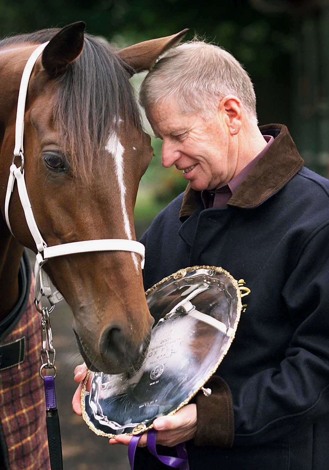 Fred and Northerly inspect the spoils of victory.