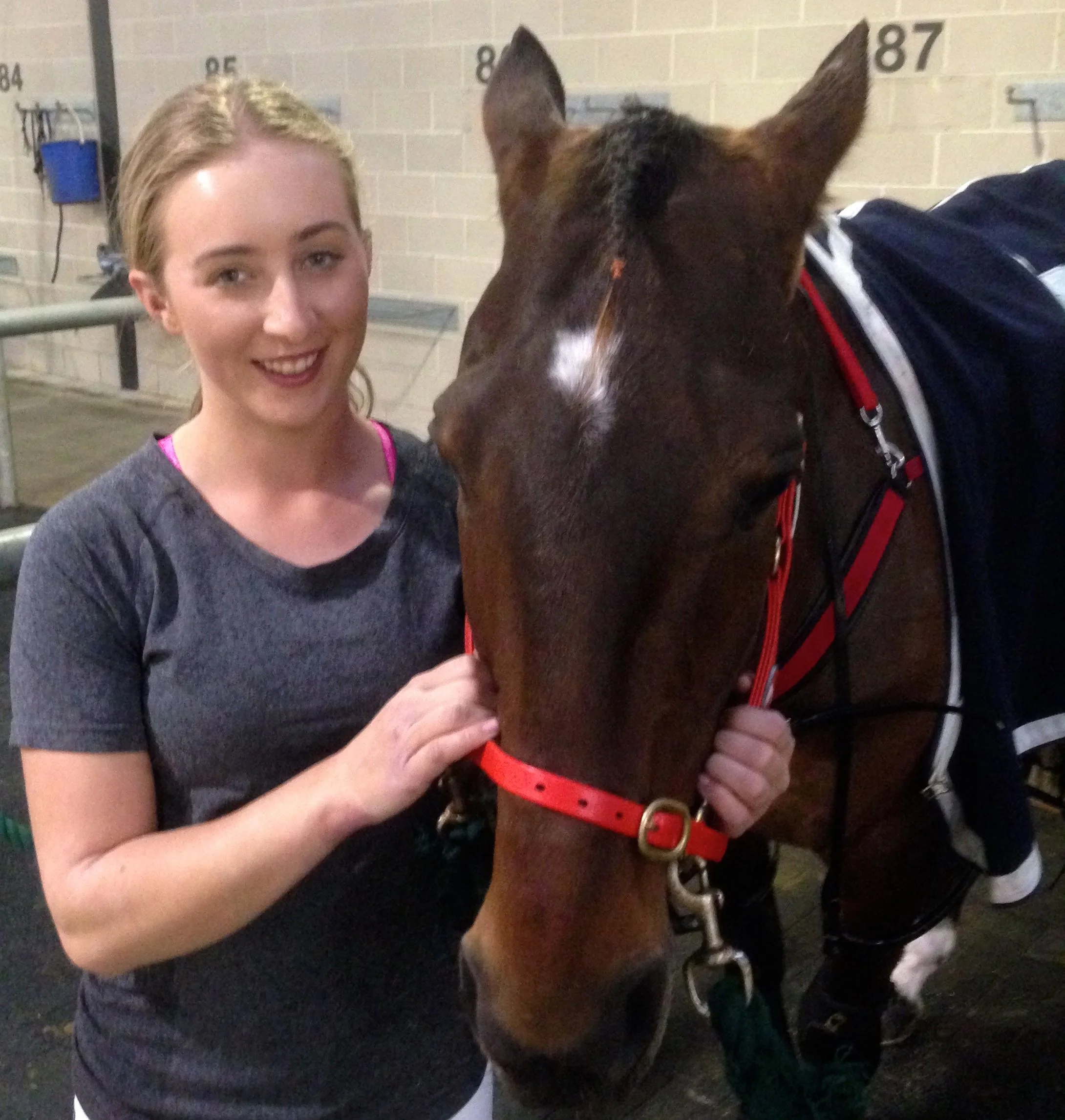 Brooke’s affinity with horses is obvious.