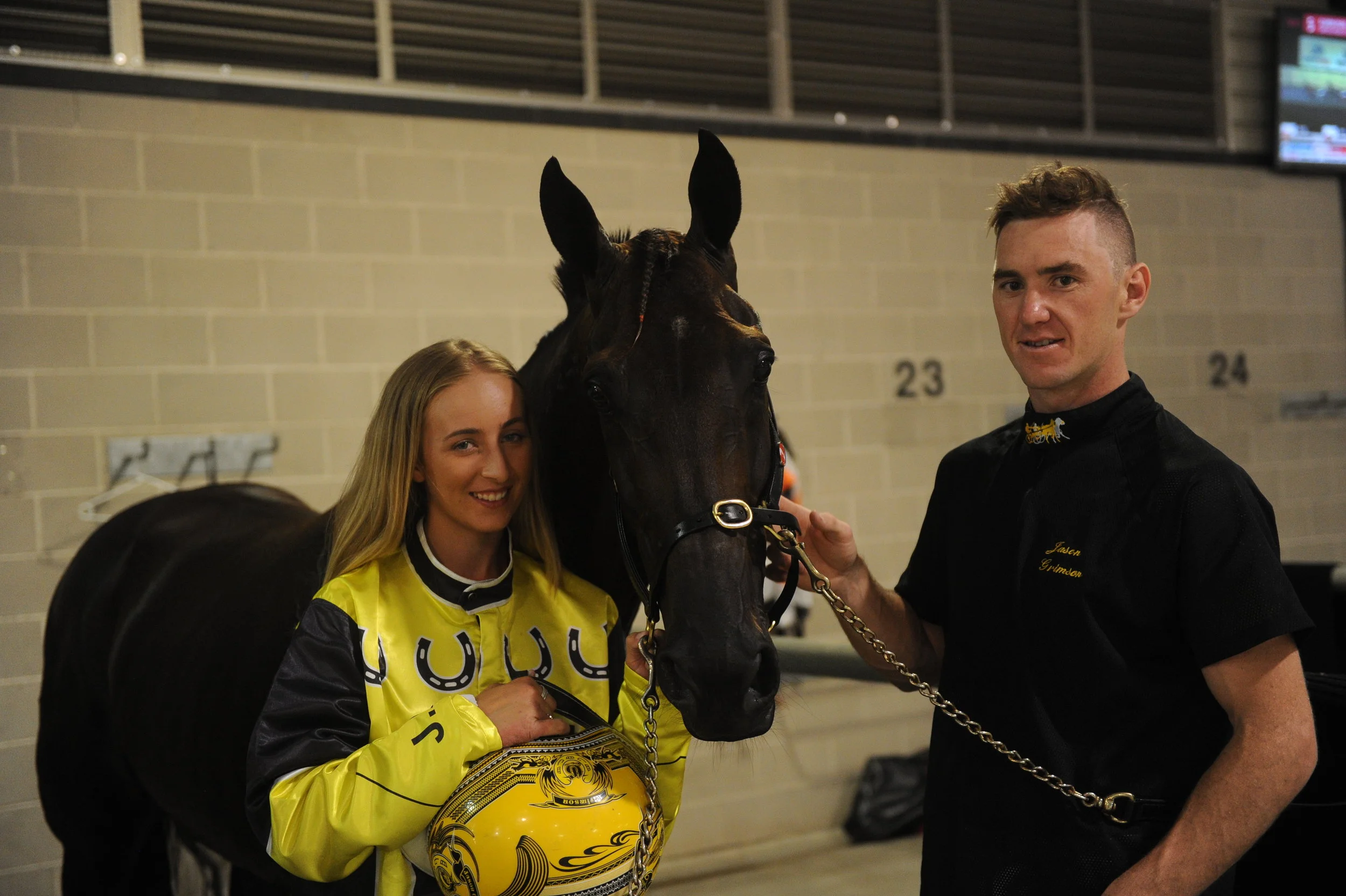 Image courtesy National Trotguide - Brooke with partner Jason Grimson
