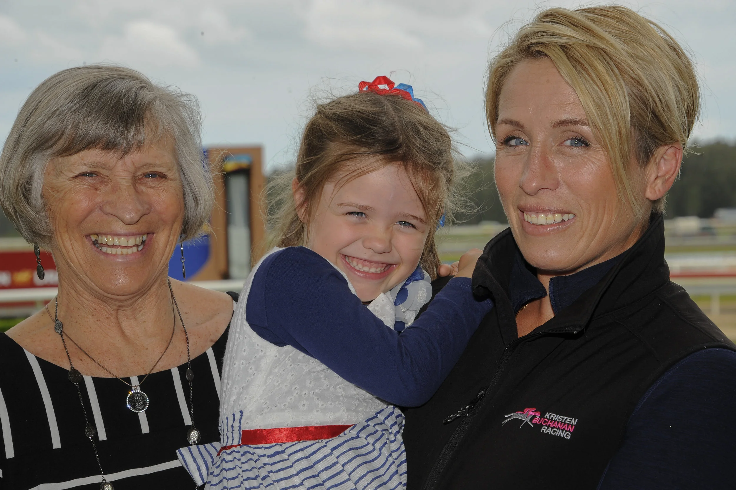 Kristen Buchanan with daughter Mackenzie and Mother Lauraine.