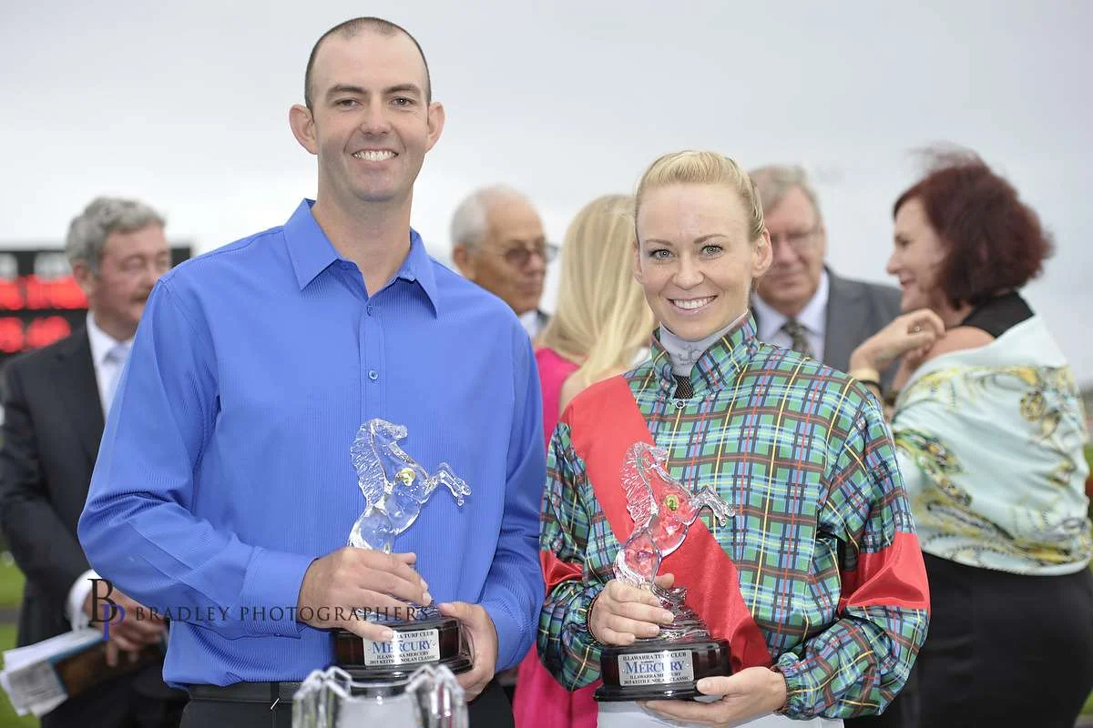 Image courtesy Bradley Photographers - Jason has won many races with Kathy O’Hara.