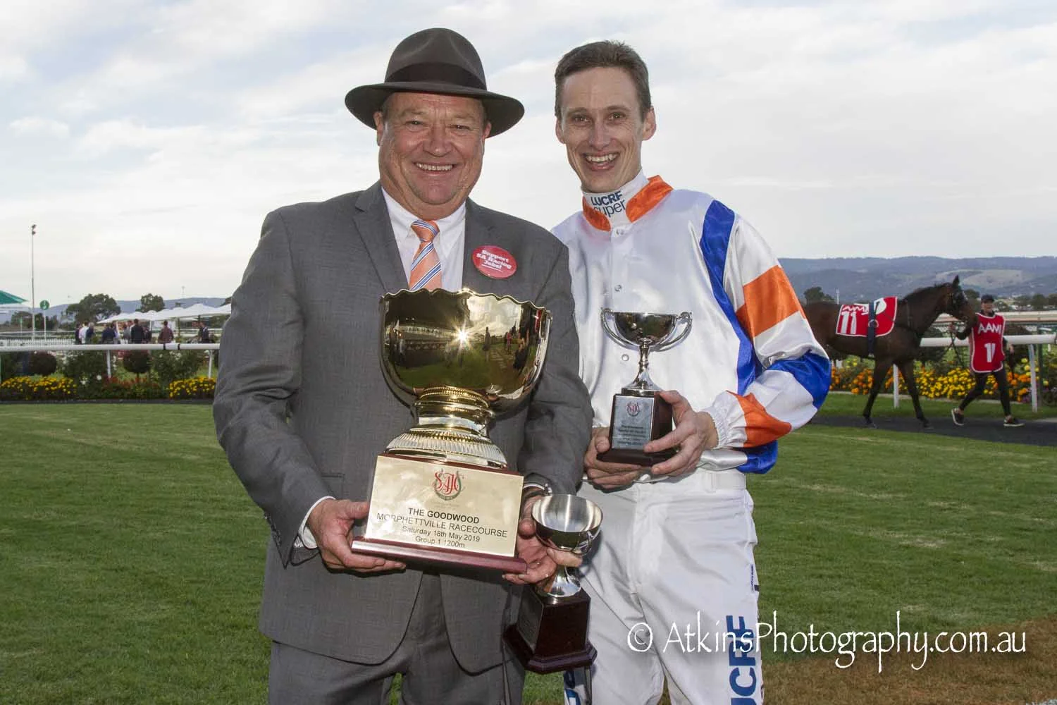 Image courtesy AtkinsPhotography.com.au - It was a maiden Goodwood win for both Tony McEvoy and Todd Pannell. It was also Todd's first Group 1 win.