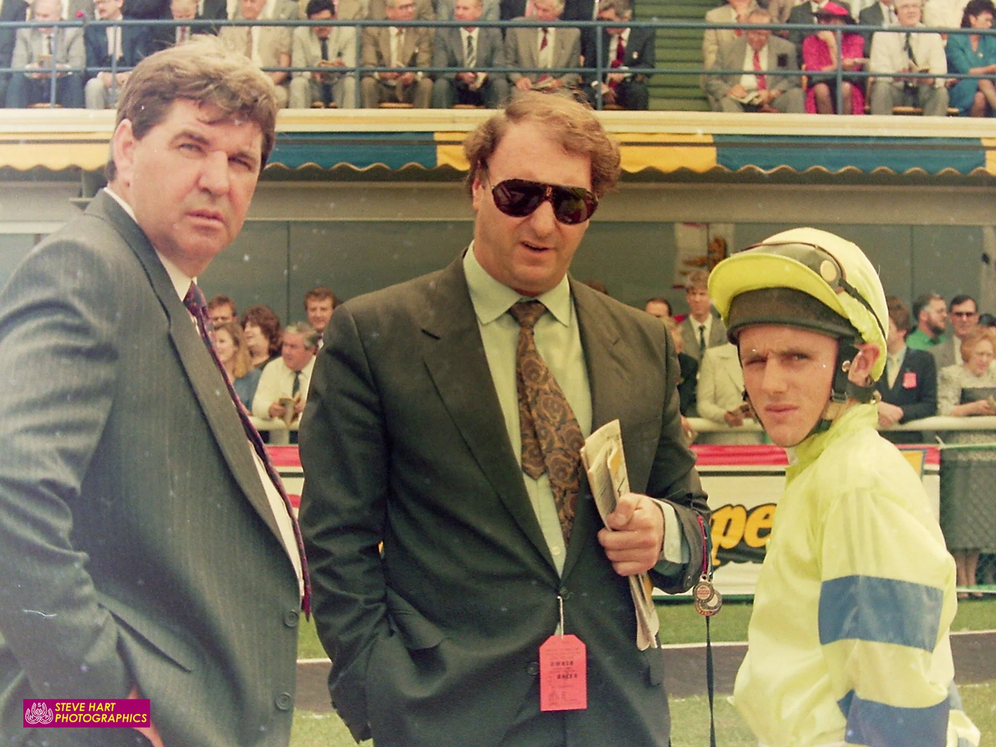 Image courtesy Steve Hart Photographics - Ross with long time owner and great friend, Nick Columb and Shane Dye.