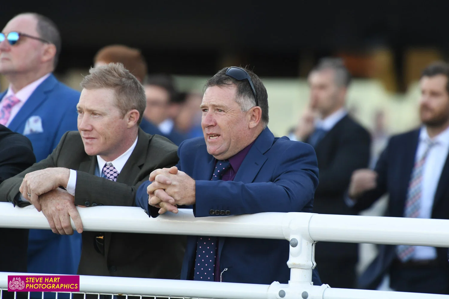 Good mates on and off the track - Cameron Swan and Malcolm Fitzgerald