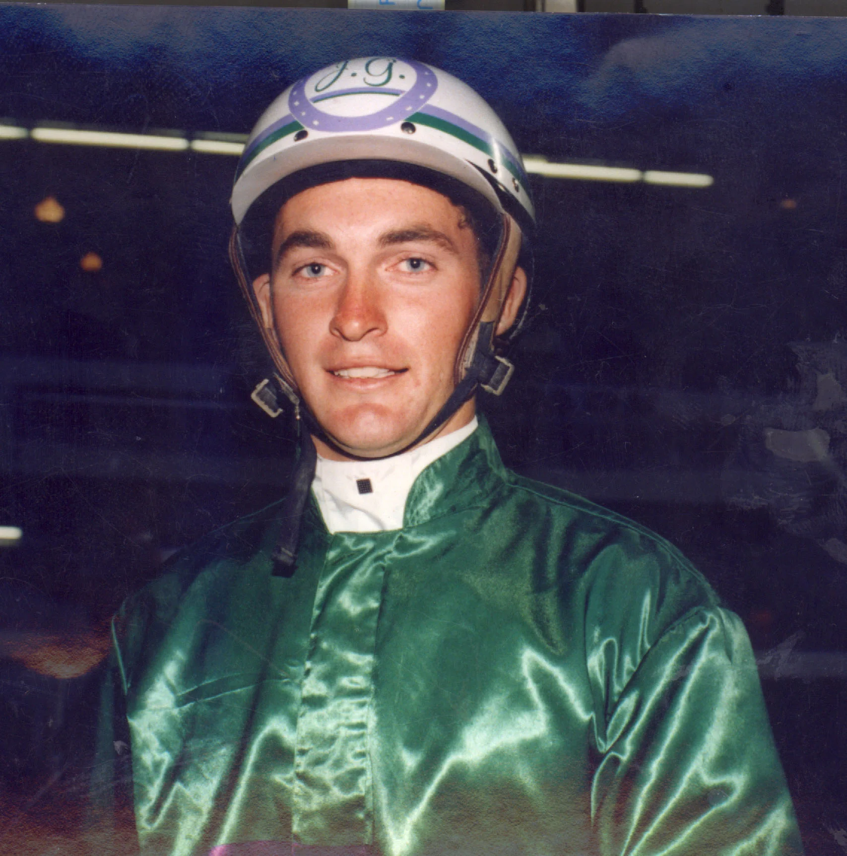 Image courtesy National Trotguide - A young Jason Proctor at the start of his race driving career.
