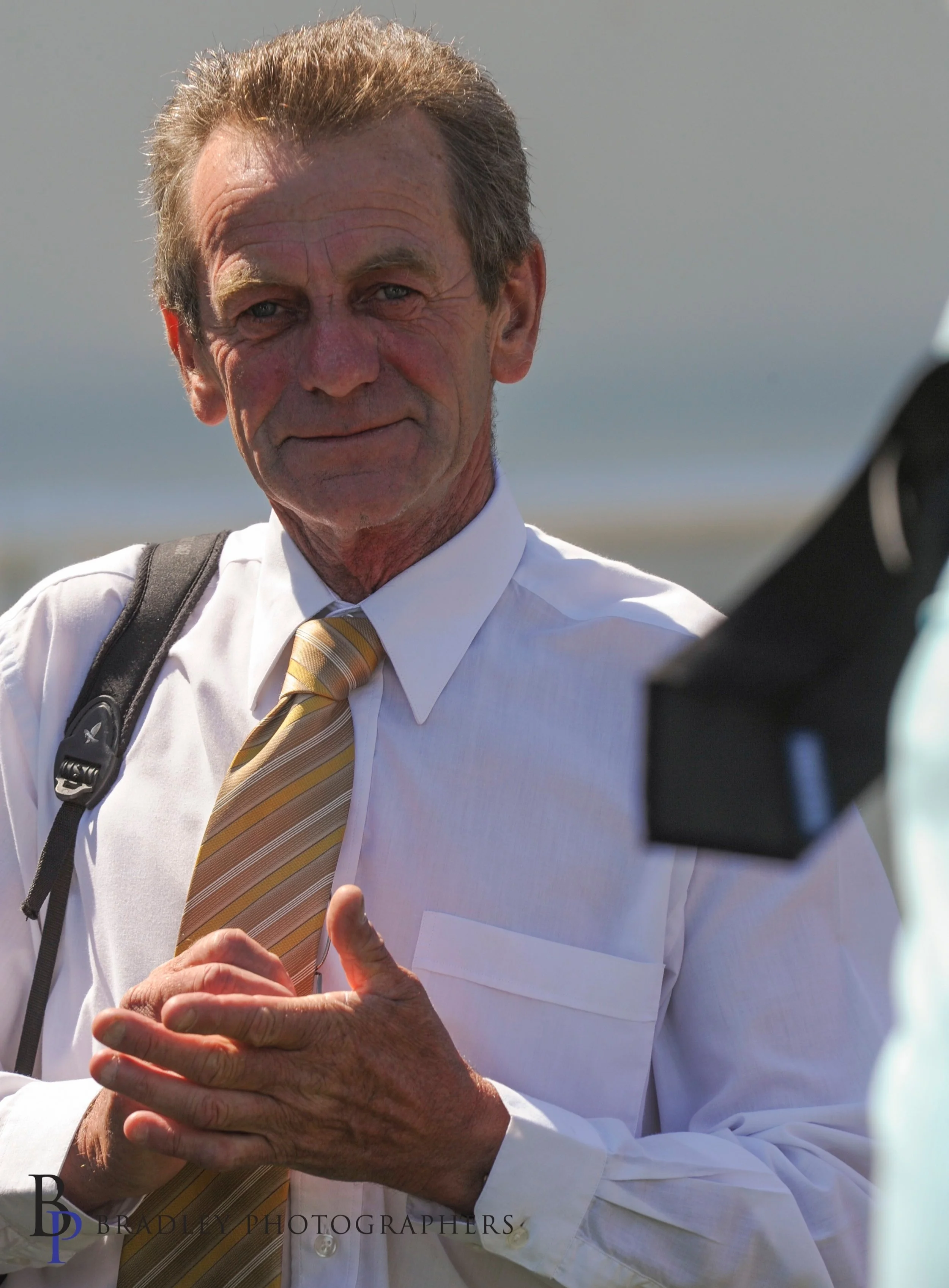 Image courtesy Bradley Photos - Master horseman, Gerald Ryan, predicts a bright future for Standout.