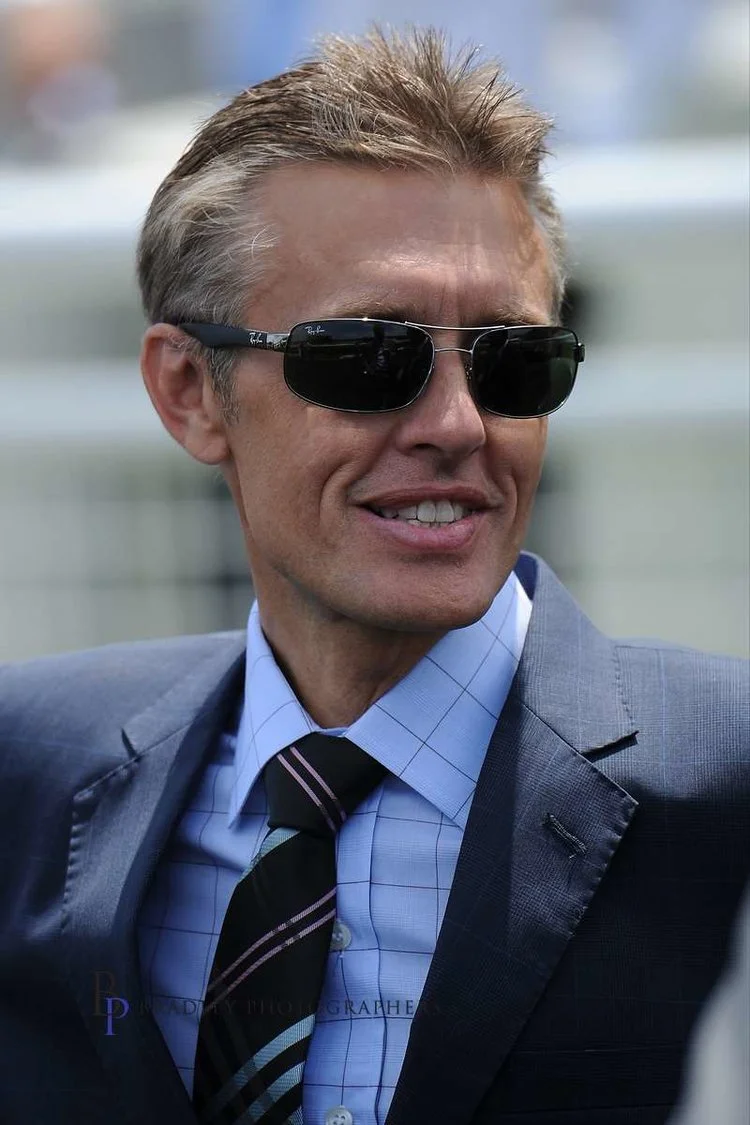 Image courtesy Bradley Photographers - Mark commenced his training career with only 3 horses. Today he has 65 in two metropolitan stables.
