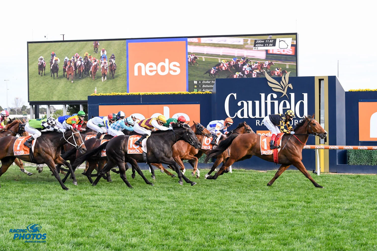 Behemoth's second Gr. 1 win - The Rupert Clarke Stakes Caulfield 19/09/2020 - courtesy Racing Photos.