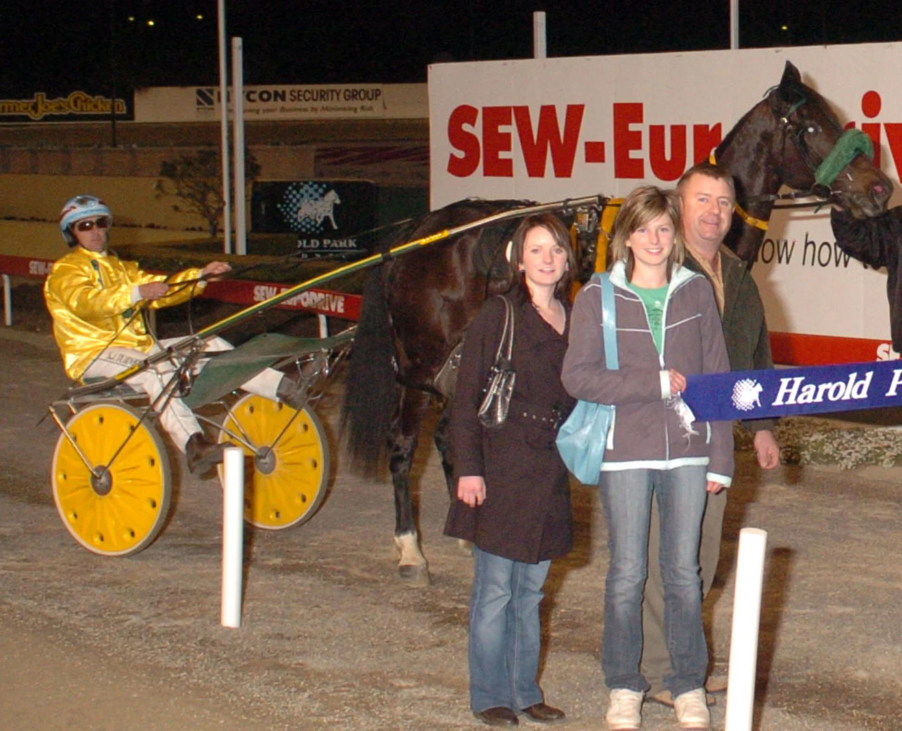 DAVID BROWN AND FAMILY ARE ALL HOOKED ON HARNESS RACING — JOHN TAPP RACING