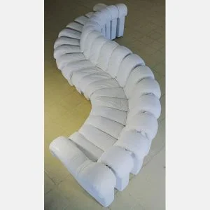 A Ueli Berger, Eleanora Peduzzi-Riva, Heinz Ulrich DS-600 "Non-Stop Sofa", by DeSede, Imported from Switzerland by Stendig Sold $8,500