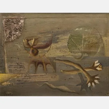ZDENEK SKLENAR, (CZECH, 1910-1986) - UNTITLED, 1946 Zdenek Sklenar, (Czech, 1910-1986) - Untitled, 1946, oil on linen, Signed lower left and dated '46. Estimate: $20,000 - $40,000 View Lot >