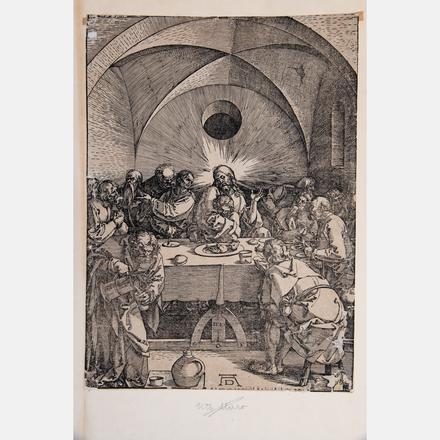 ALBRECHT DÜRER, (GERMAN, 1471-1528) - THE LAST SUPPER FROM THE LARGE PASSION, 1510 Albrecht Dürer, (German, 1471-1528) - The Last Supper from the Large Passion, 1510 Estimate: $1,000 - $2,000