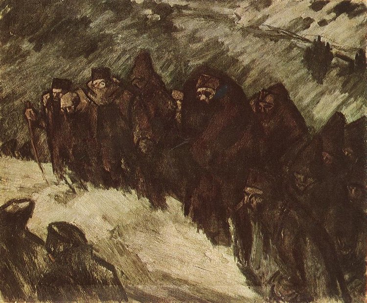 János Vaszary, Soldiers in the Snow