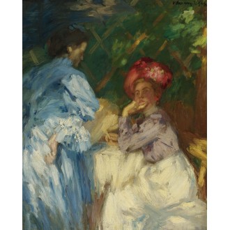 János Vaszary, Women in the Park, Sold for $65,000