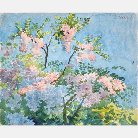 János Vaszary, Floral Scene, Estimate: $10,000 - $20,000. View Lot >