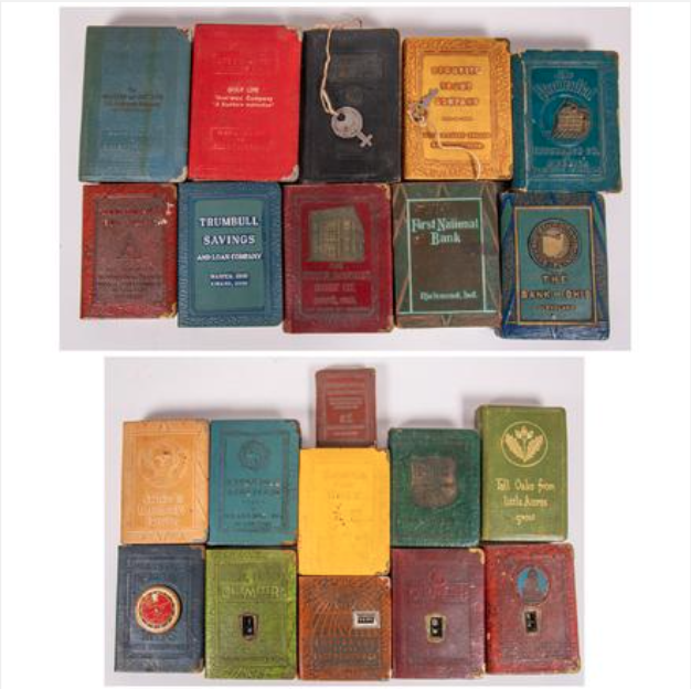 COLLECTION OF TWENTY ONE AMERICAN BOOK BANKS