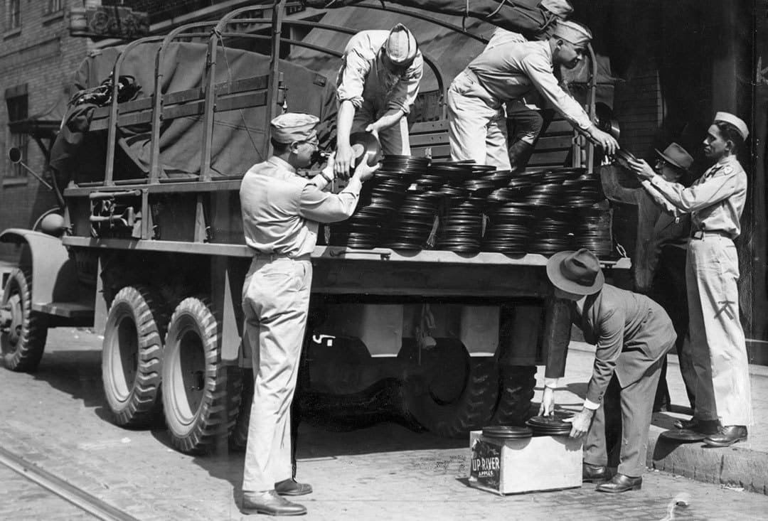 record donation WWII