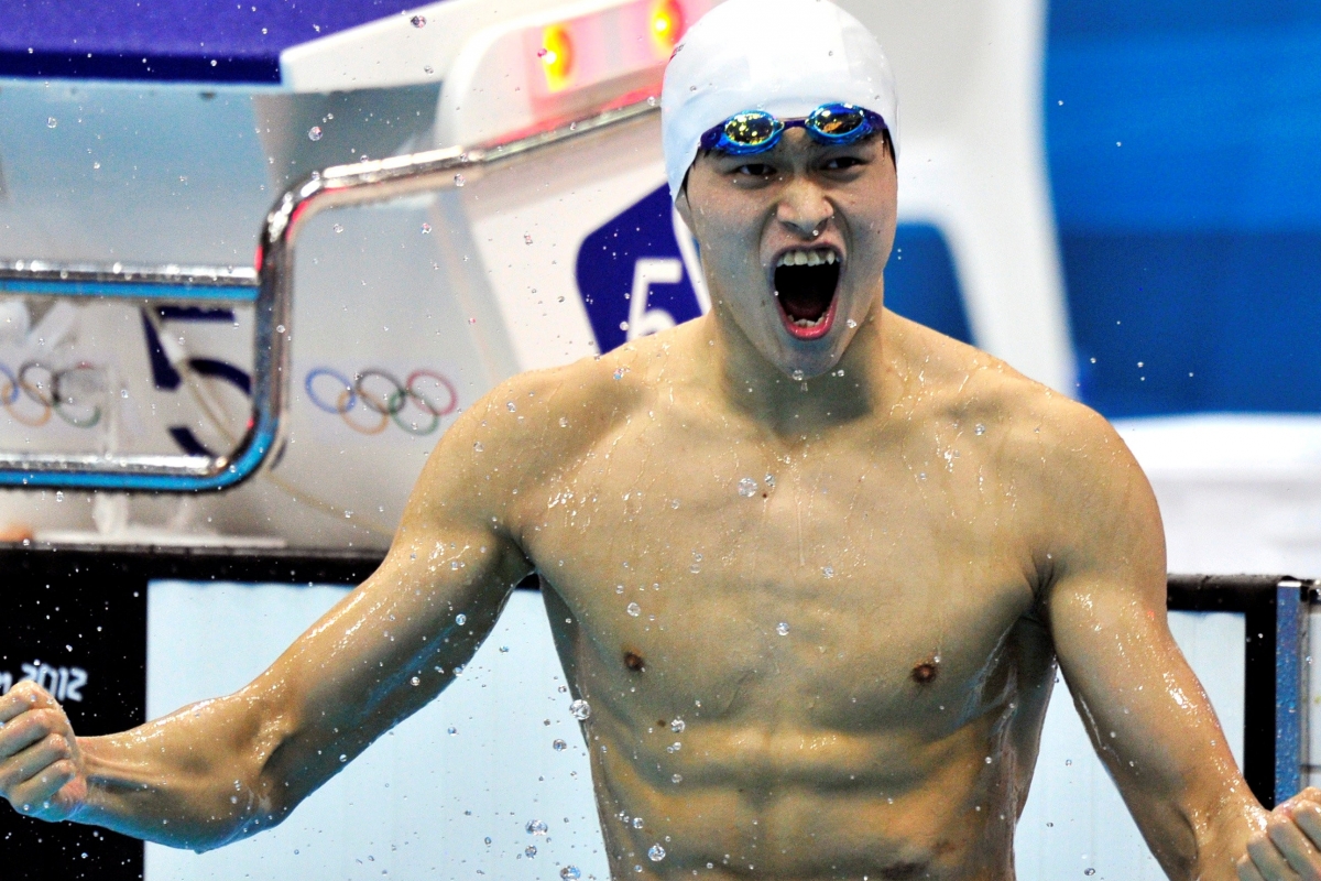 Kinesiske simstjärnan Sun Yang - en av sommarens mest omdiskuterade idrottsutövare..