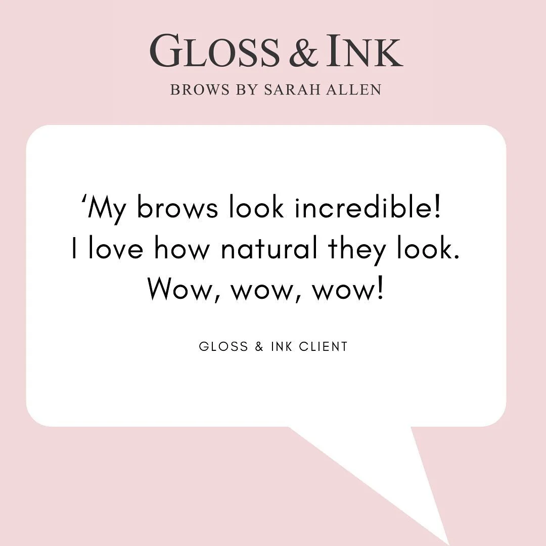 // Gloss &amp; Ink: Rave Review //

Natural-looking brows delivered at Gloss &amp; Ink brow studio! 

Book your free consultation today at www.glossandink.com so we can meet and talk about your own bespoke journey to better brows. 

#microblading #lo