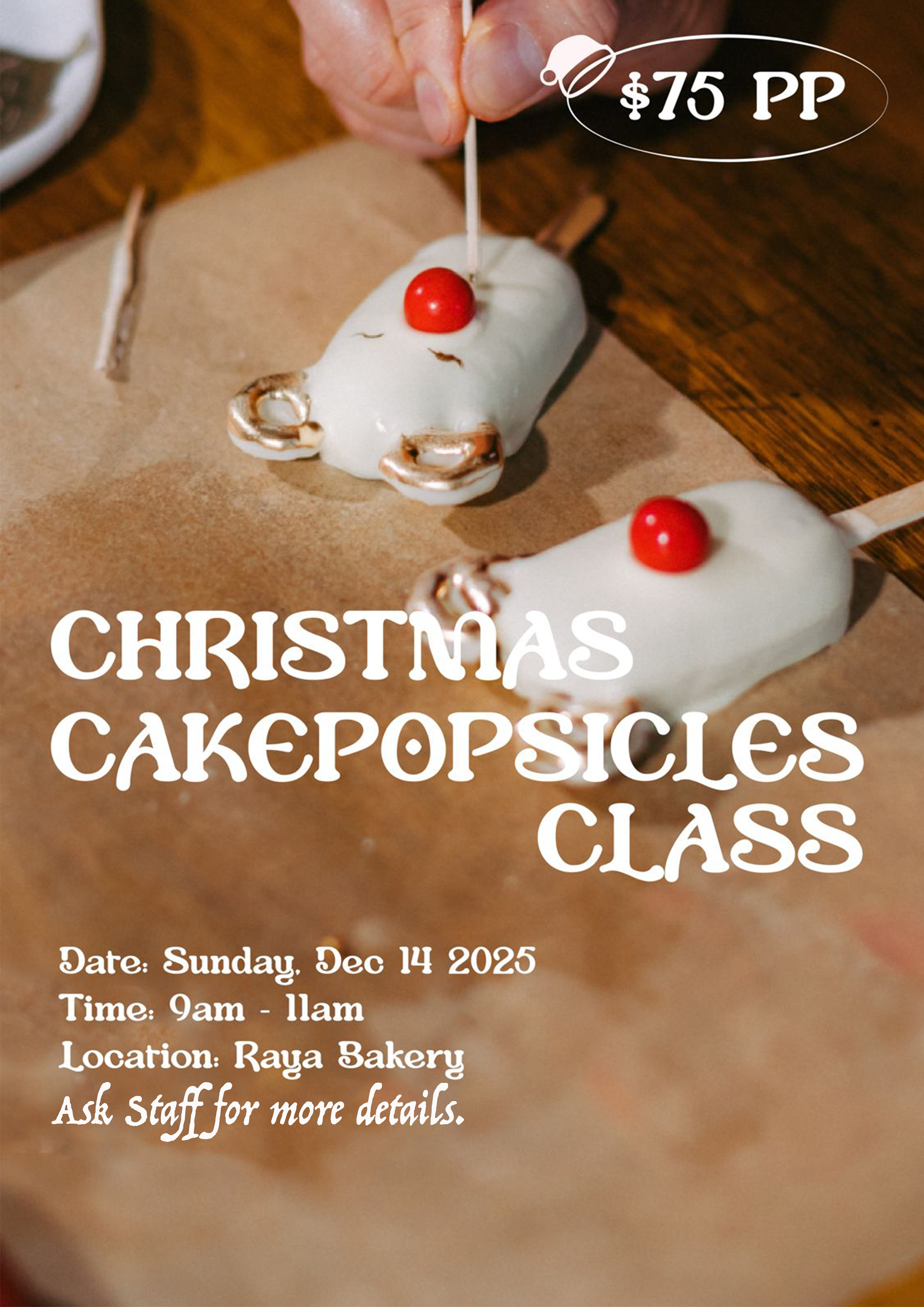 Workshop - Christmas Cakepopsicles
