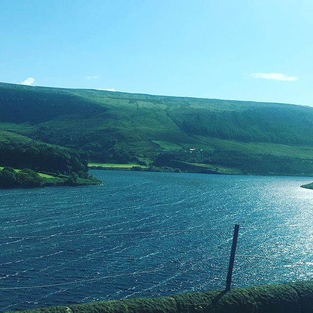 On our way to Manchester for tonight's gig at @dulcimerbar - onstage at 8:45pm! This is our view from the &quot;Tour Wagon&quot; ❤️ #tour #manchester #livemusic