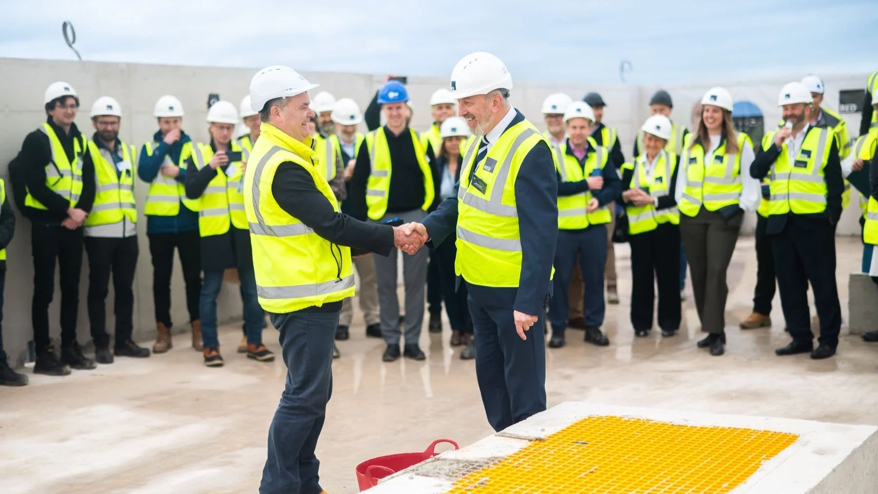 Zeal celebrates topping out for net zero carbon hotel