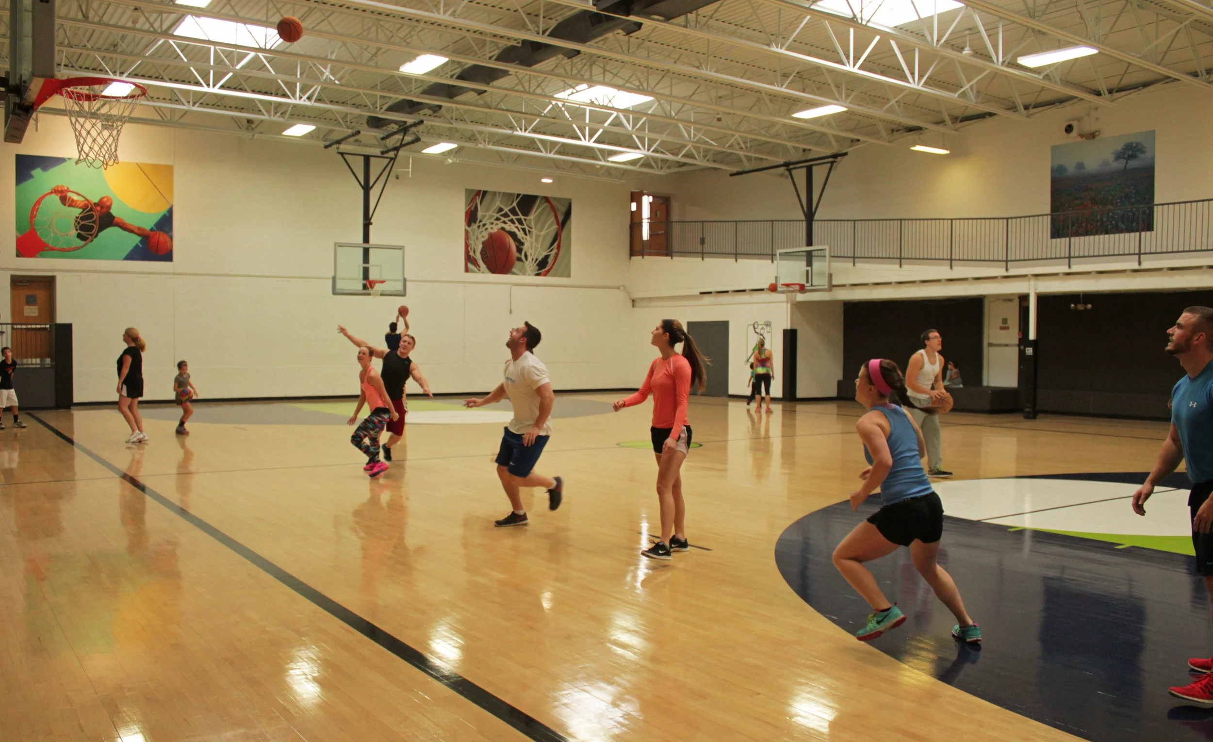 Basketball Six Baskets Open for Your Enjoyment — Beechmont Racquet