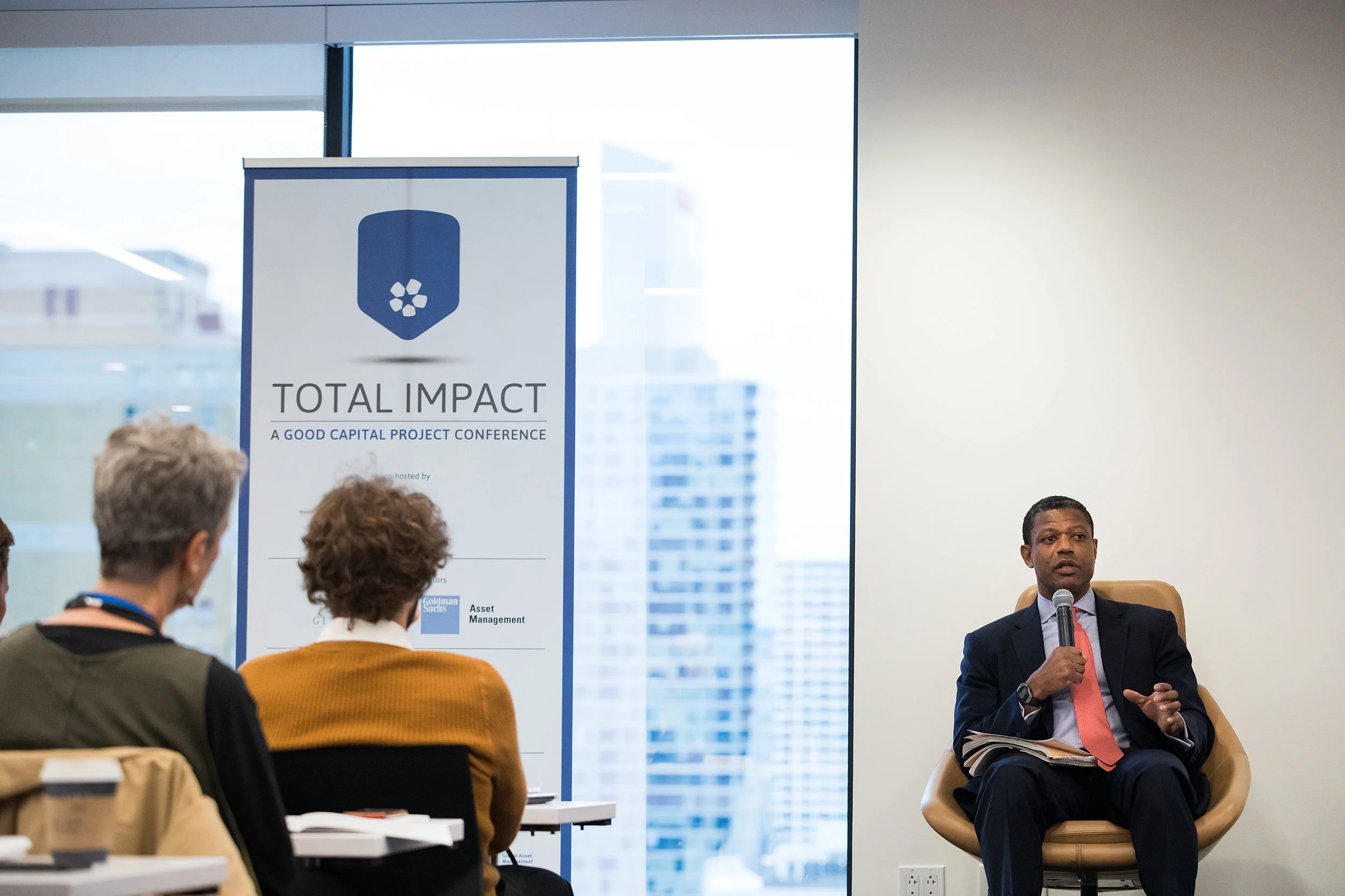 Roy Swan of Ford Foundation kicked off the proceedings