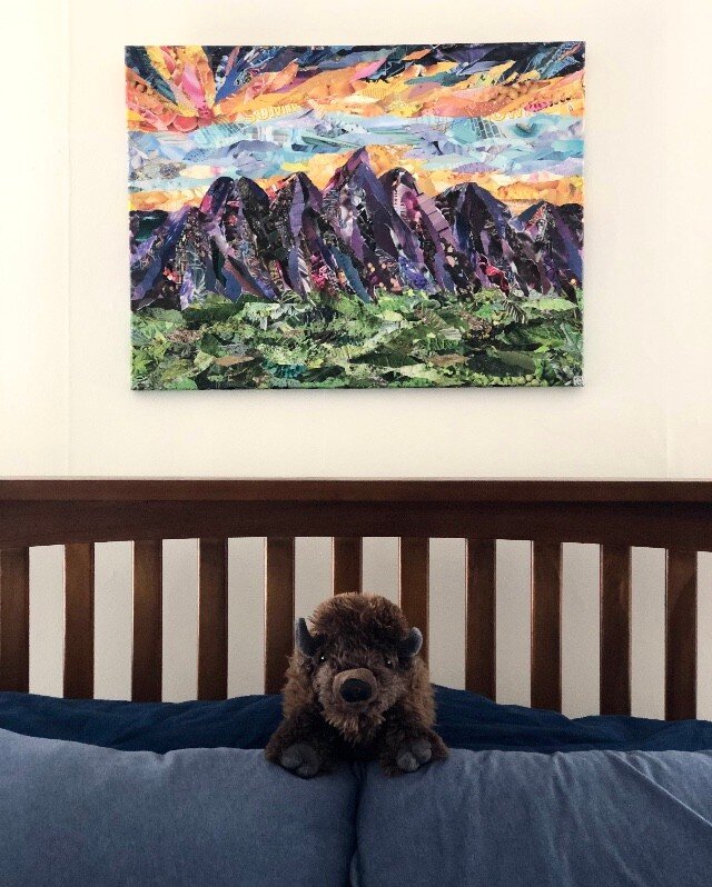 www.emorycooper.com⠀⠀⠀⠀⠀⠀⠀⠀⠀
⠀⠀⠀⠀⠀⠀⠀⠀⠀
I hope everyone is enjoying their Sunday!⠀⠀⠀⠀⠀⠀⠀⠀⠀
⠀⠀⠀⠀⠀⠀⠀⠀⠀
Here it is! I just love this piece and how well it fits in this guest bedroom. The Tetons with a baby Bison, I mean COME ON. I'm in love. ⠀⠀⠀⠀⠀⠀⠀⠀⠀
⠀⠀