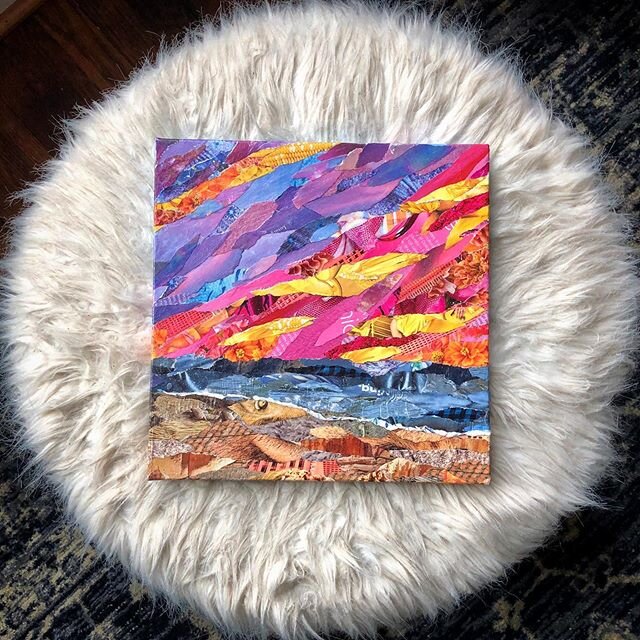 ✨⁣ I am loving my new inspiration here in North Carolina! I feel as if I have always been a beach babe at heart and I am so happy to finally be living near the water 🌊⁣
⁣
Here is a little sunset piece for you- I still have one more thing to add in, 