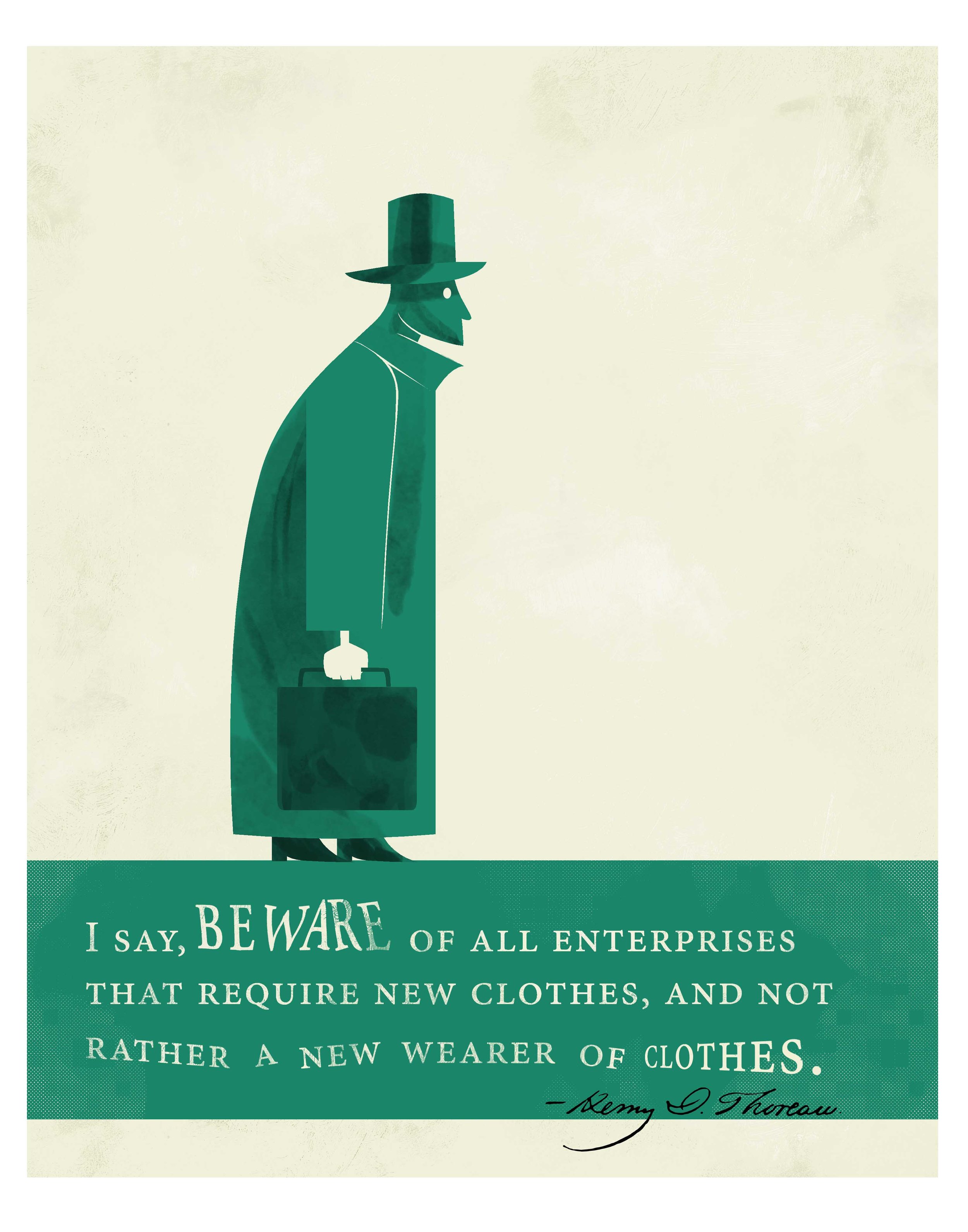Quote Illustration - Henry David Thoreau