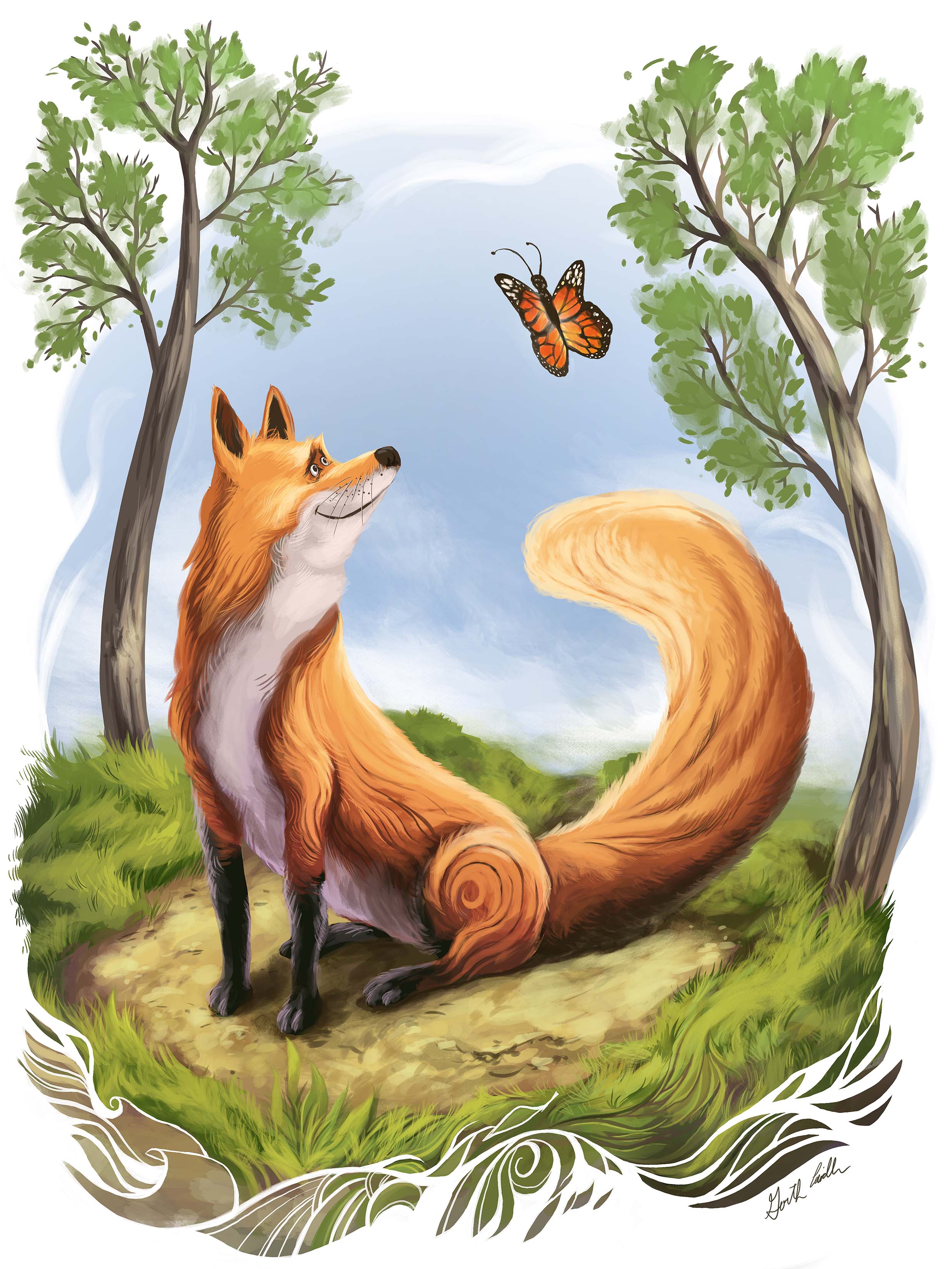 The Fox and the Butterfly
