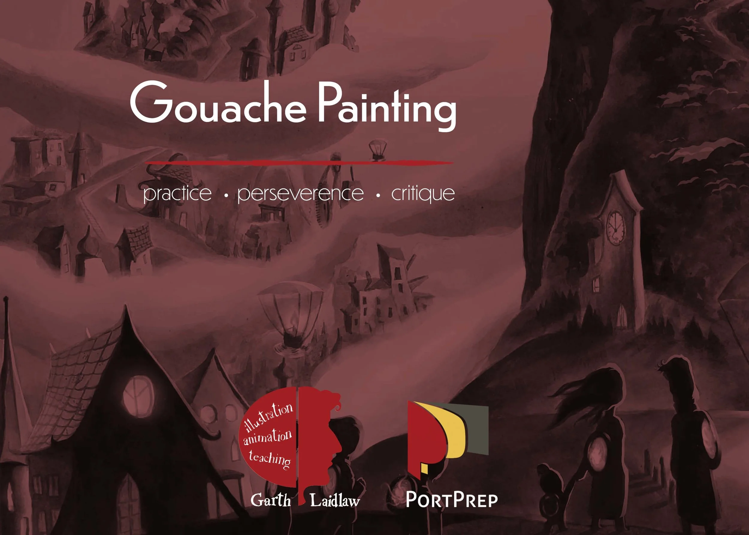 PortPrep 8-week Class Postcard-gouache painting-front.jpg