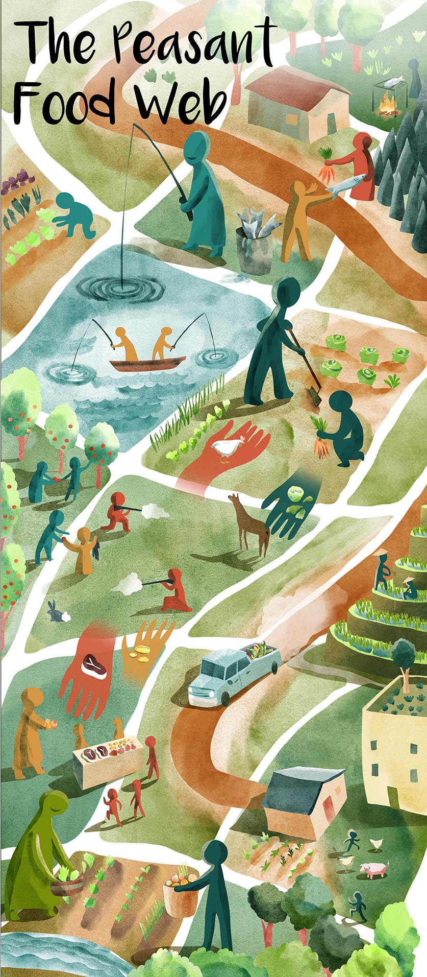 "The Peasant Food Web" Infographic